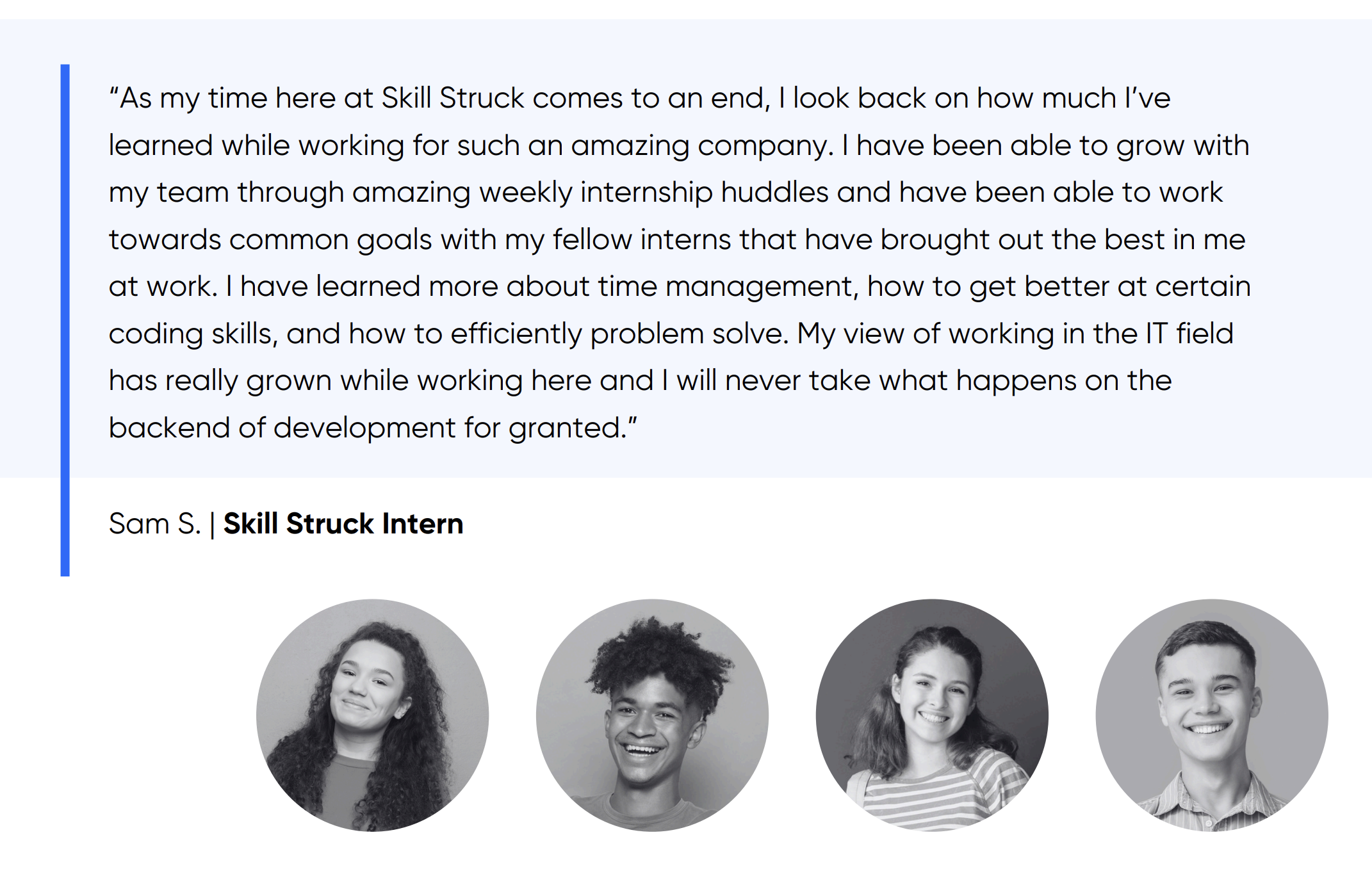 2024 Impact Report Intern Quote