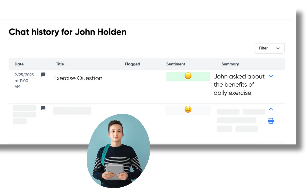Sentiment and Chat History