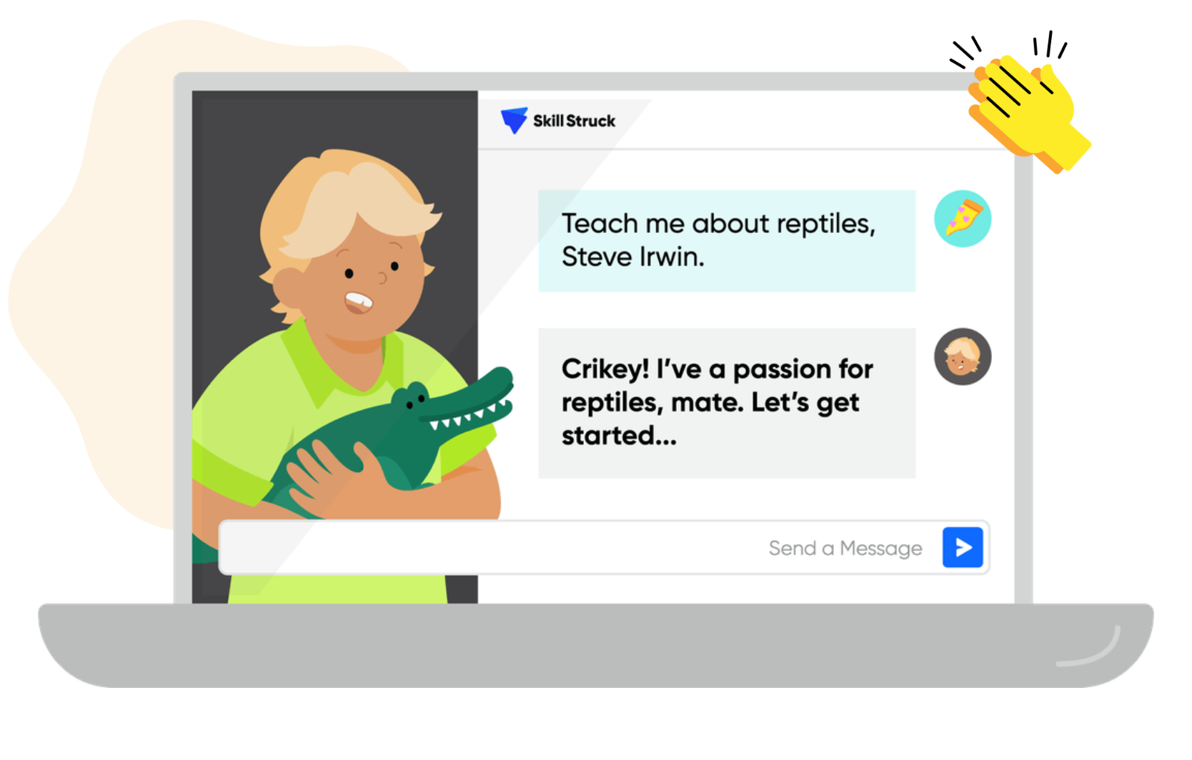Steve Irwin Chat Bot Image