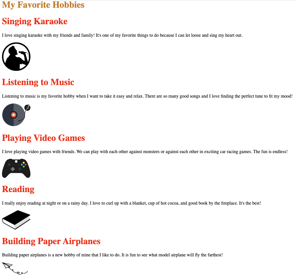 Hobbies