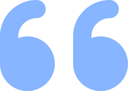 Quote Left Solid Blue