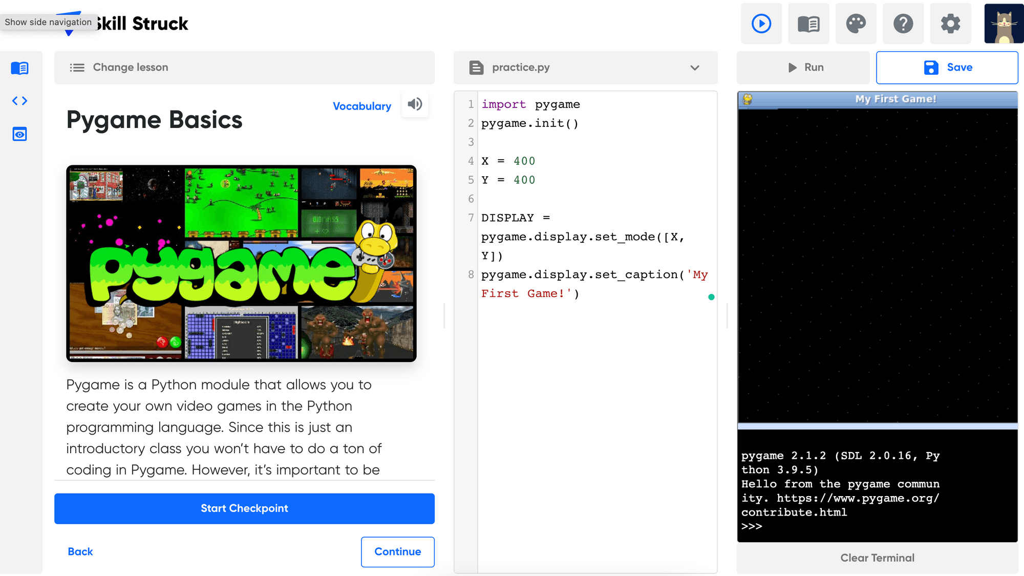 Game Design with Python