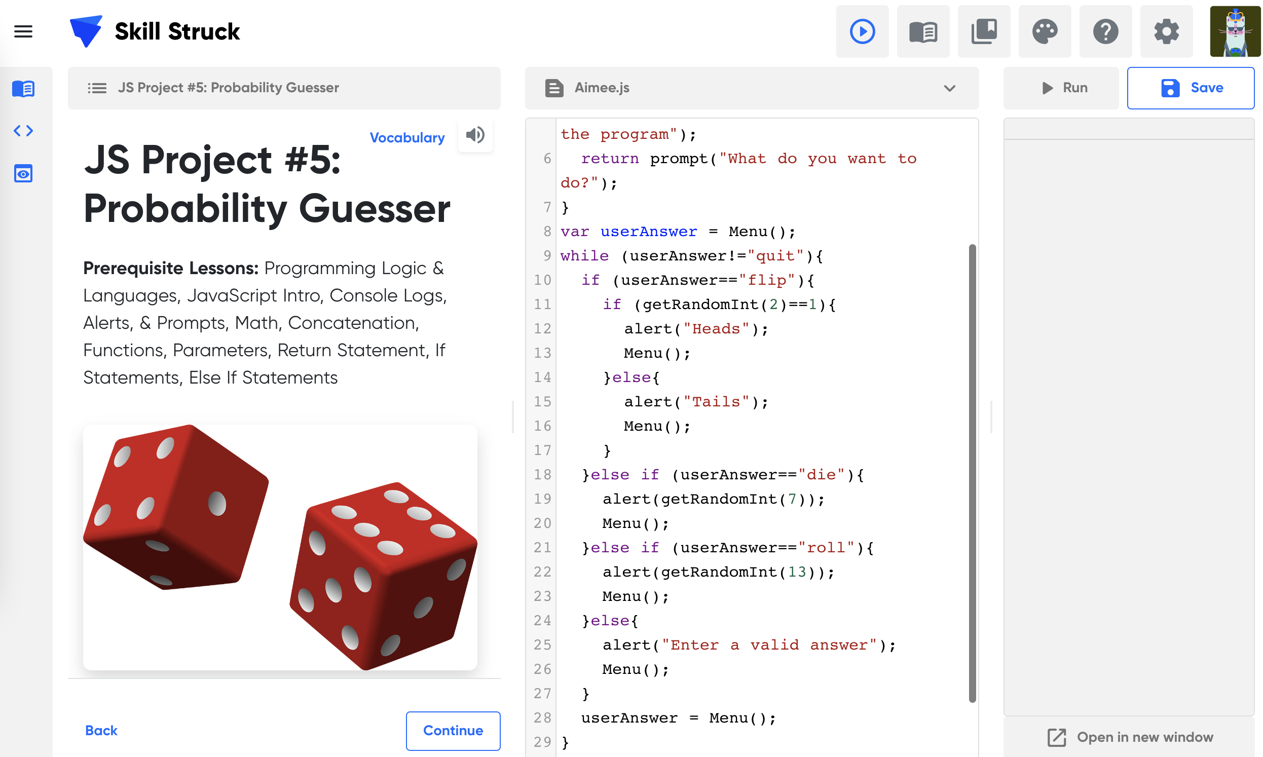 Probability Guesser