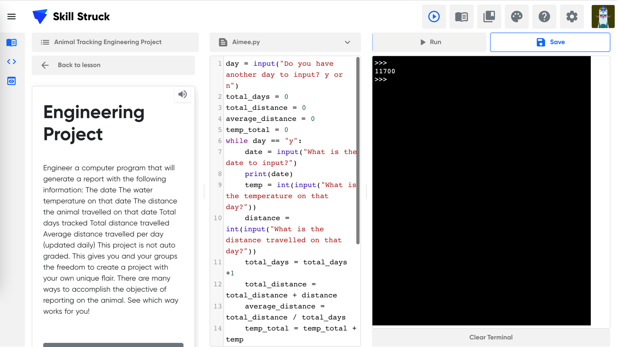 Exploring Conservation with Python Code