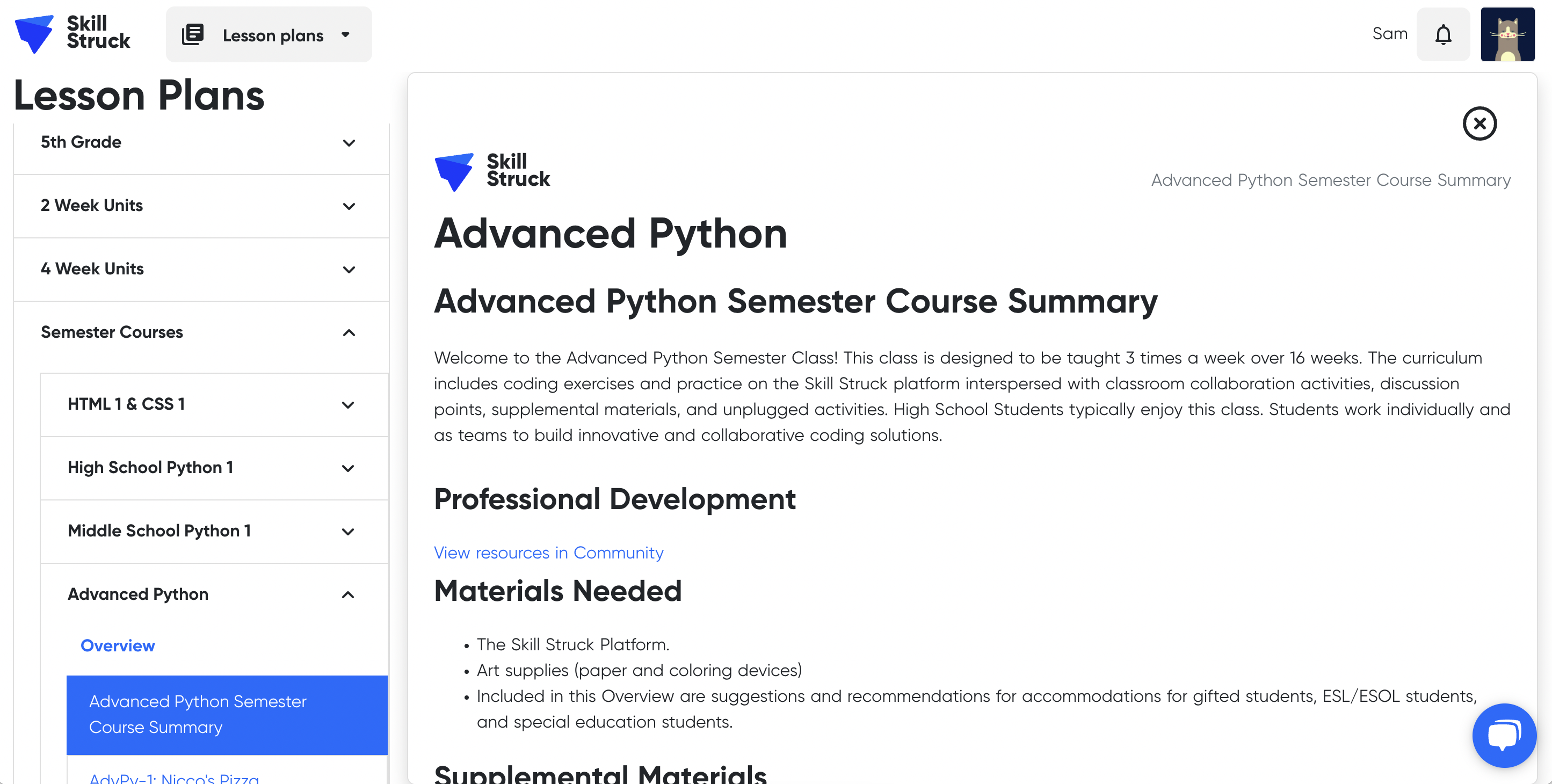 Lesson Plans